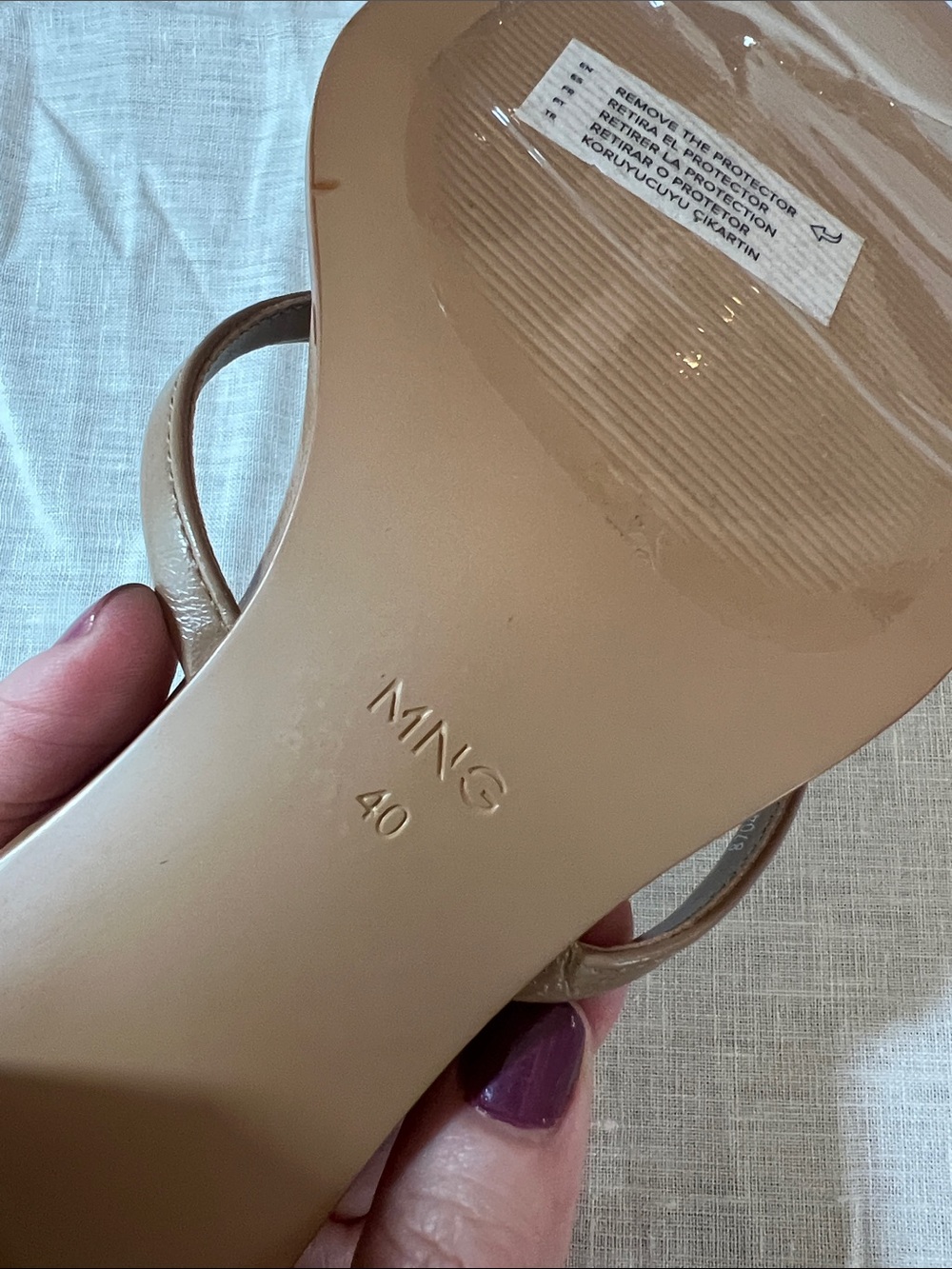 Mango Brown Square-Toe Ankle Strap Block Heel Sandals. Size 9. (40EU). NWOB - Picture 2 of 6